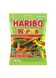 Haribo Worms Candy, 160g