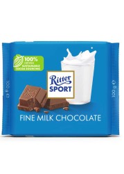 Ritter Sport Fine Milk Chocolate, 100g