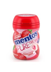 Mentos Pure Fresh Sugar Strawberry Flavour Free Chewing Gum, 20g