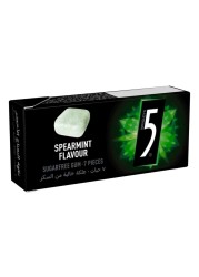 Wrigley&#39;s 5 Spearmint Flavour Sugarfree Chewing Gum, 14.4g