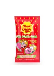Chupa Chups Fili Folly Cotton Candy Gum Strawberry Flavor 11g