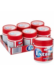 Wrigley&#39;s Extra Strawberry Chewing Gum, 84g Pack of 6