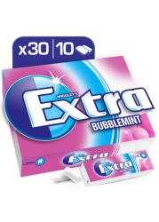 Wrigley&#39;s Extra Bubblemint Chewing Gum, 14g Pack of 30