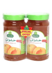 حلواني إخوان مربى مشمش 400 غرام حزمة من 2