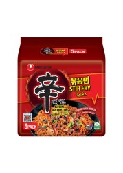 Nongshim Shin Ramyun Stir Fry Noodle 131g Pack of 5
