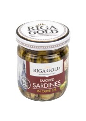 Riga&nbsp;Gold&nbsp;Smoked&nbsp;Sardines&nbsp;In&nbsp;Olive&nbsp;Oil&nbsp;100g