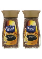 Maxwell House Smooth Blend Instant Coffee 95g Pack of 2