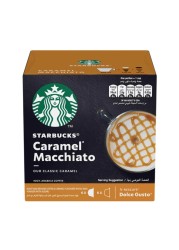 Starbucks Dolce Gusto Caramel Macchiato Coffee Capsules, 127.8g