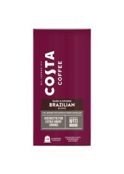 Nespresso Costa Coffee Brazilian Blend Ristretto 10 Capsules