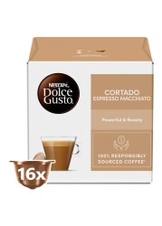 Nescafe Dolce Gusto Espresso Macchiato Cortado Coffee, 16 Capsules