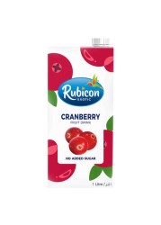 Rubicon No Added Sugar Cranberry Juice 1L