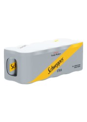 Schweppes Soda Water Soft Drink Can 150ml Pack of 10