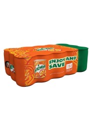 Mirinda Orange Carbonated Soft Drink Mini Cans 155ml Pack of 15