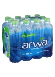 Arwa Low Sodium Bottled Drinking Water 500ml Pack of 12