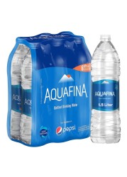 Aquafina Bottled Drinking Water 1.5L Pack of 6