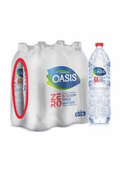 Oasis Zero Sodium Free Drinking Water 1.5L Pack of 6