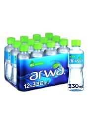 Arwa Still Water Bottled Drinking Water Pet 330ml Pack of 12