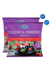 Emborg Blueberries and Strawberries Mix 400g Pack of 2