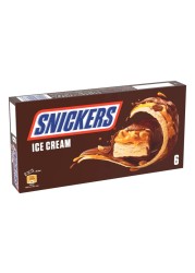 Snickers Chocolate Peanut And Caramel Ice Cream Bar 45.6g Pack of 6