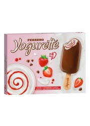 Ferrero Yogurette Ice Cream Yogurt and Strawberry Flavour 50ml Pack of 4