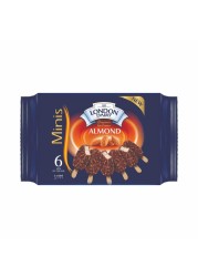 London Dairy Minis Almond Ice Cream Stick, 60ml Pack of 6