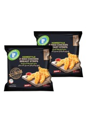 Freshly Frozen Foods Homestyle Zingo Chicken Breast Strips Mild 500g Pack of 2