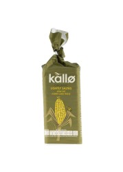 Kallo Organic Lightly Salted Low Fat Corn Cake Thins 130g