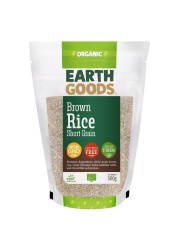 Earth Goods Organic Short Grain Brown Rice 500g