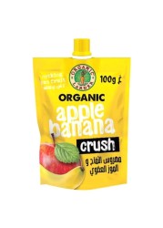 أورغانيك لاردر مهروس التفاح الموز 100 غرام