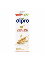 Alpro Oat Unsweetened Drink, 100% Plant-Based, Lactose Free 1L