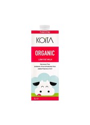 Koita Low Fat Organic Cow Milk Vitamin A &amp; D3 1L