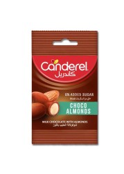 Canderel Choco Almonds Milk Chocolate No Added Sugar Bar 40g