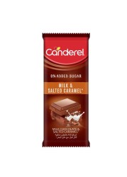 Canderel Milk Chocolate and Salted Caramel No Added Sugar 100g