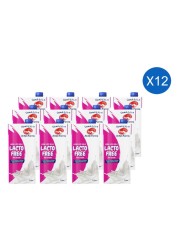 Al Ain Lacto Free UHT Full Cream Long Life Milk 1L Pack of 12