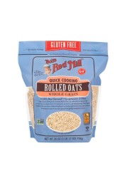 Bob&#39;s Red Mill Rolled Oats Quick Cooking Gluten Free Non-GMO 794g