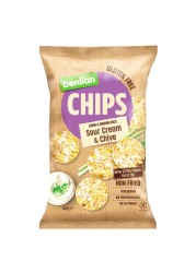 Benlian Gluten-Free Sour Cream Chive Flavoured Corn And Brown Rice Chips 60g