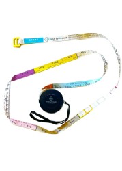 Retractable Pediatric Emergency Length-Based Tape - Broselow Compatible Dose By Growth Mini Pediatric Emergency Tape