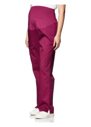 WonderWink Women&#39;s Wonderwork Maternity Pant, Wine, 3X-Large