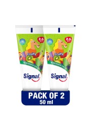 Signal Kids Toothpaste Fruity 50ml Pack of 2