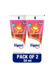 Signal Kids Toothpaste Strawberry 50ml Pack of 2