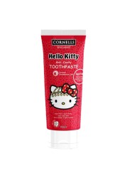 Cornells Wellness Hello Kitty Anti-Cavity Toothpaste Striped Strawberry Gel Red 75ml