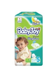 Baby Joy Compressed Diapers Junior Size 5 14-25kg Value Pack 27 Diapers