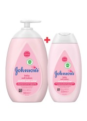 Johnson&#39;s Baby Soft Lotion 500ml+200ml