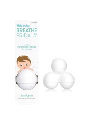 Frida Baby Natural Vapor Bath Bombs for Toddlers &amp; Kids, Eucalyptus Essential Oil Bath Bombs for Aromatherapy, 3 Count
