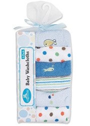 Regent Baby Crib Mates Wash Cloths BluePink 6 Count