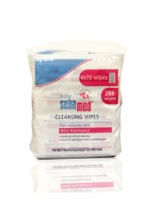 Sebamed Extra Soft Baby Cleaning Wipes White 72 Wipes Pack of 4