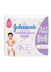 Johnson&#39;s Baby Ultimate Clean Wipes 192 Wipes
