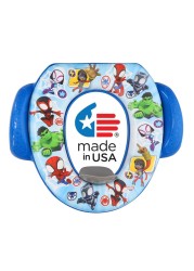 Spidey and His Amazing Friends &quot;Team Up&quot; Soft Potty Seat and Potty Training Seat - Soft Cushion, Baby Potty Training, Safe, Easy to Clean