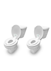 Ingenuity ity by Ingenuity Flip Sit Potty Seat 2pk White Easy to Set Up Remove Potty Training Seat That Attaches to Adult Toilet Seat