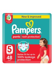 Pampers Rash Protection Diaper Pants with Aloe Vera Lotion Size 6 16kg+ Mega Pack 48 Pants